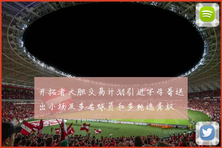 开拓者大胆交易计划引进字母哥送出小杨及多名球员和多轮选秀权